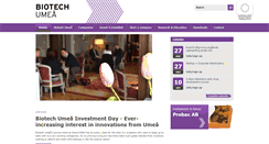 Desktop Screenshot of biotechumea.se